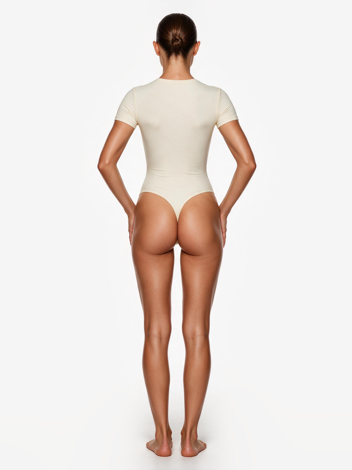 Second Skin T-Shirt Bodysuit Vanilla